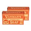 VanMan Pumpkin Spice Body Soap - Grass Fed Finished Suet Beef Tallow & Pumpkin Puree - Nourishing, Hydrating & Moisturizing Natural Bar Soap with Essential Oils - Autumn Scent - 3.8 oz Bar (2 Pack) view 1