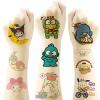 20PCS Cute Sanrio Temporary Tattoos Stickers Cute Cartoon Waterproof Temporary Tattoos Stickers,Reward Supplies,Birthday Party Halloween and Christmas Surprise Decoration Supplies view 1
