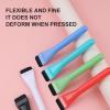 Btgghytr Flat Edges Makeup Brush Synthetic Hair Cosmetic Applicator for and Cream Products Effortless view 4