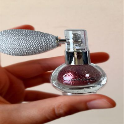 Leilanis Glitter Spray Powder, Shimmer Makeup for Face and Body, Long Lasting Sparkly Color for Women (Dark Pink)