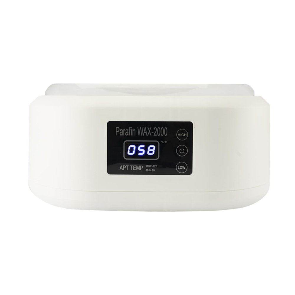 THYXGS 3L Professional Paraffin Wax Machine, Electric Non-Stick Candle Wax Melter Pot, Real-time Temperature Display, with Insulated Grid, for Melting Wax Blocks and Local Hair Removal