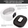 THYXGS 3L Professional Paraffin Wax Machine, Electric Non-Stick Candle Wax Melter Pot, Real-time Temperature Display, with Insulated Grid, for Melting Wax Blocks and Local Hair Removal view 2