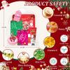 60Pcs Christmas Spa Party Supplies Set  6 Spa Day Kits with Face/Lip/Eye/Hand/Foot Care,Festive Spa Gift Set for Sleepovers,Holiday Parties,Slumber Party & Secret Santa Gifts,All Skin Types Safe view 4