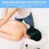 100 Single-Use Disposable Face Cradle Covers for Massage, Salon Headrest Cushions, Hygiene Focused for Skincare and Beauty Services view 4