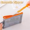 15pcs Small Cosmetic Bag Mini Transparent Mesh ID Card Holder Bank Card Zipper Coin Pocket Travel File Bag Storage Organizer(Pink) view 4