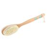 2 Packages,Wooden Long Handled Double-Sided Bath Brush with Soft bristles, Used for Back Sanding, exfoliating, and Massage view 3