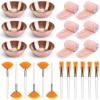 24PCS Daily Skincare Tool Plastics Texture Essential Beauty Supplies for Home & Travel Facial Treatments Portable Beaut view 3