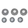 1 Set Metal Shaver Head Rotary Electric Trimmer Razor Blade For FS366 367 368 389 Replacement Beard Razor Heads(Whole head 1pcs) view 2