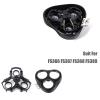 1 Set Metal Shaver Head Rotary Electric Trimmer Razor Blade For FS366 367 368 389 Replacement Beard Razor Heads(Whole head 1pcs) view 3