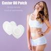 Disposable Castor Oil Patches for Belly Button - 50Pcs Breathable Anti Leakage Pads, Abdomen & Joint Relief, Organic Cotton No-Wash(White,Heart Shape) view 3