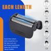 3PCS Shaver Replacement Foil Compatible with Remington PF7400, PF7500, and PF7600 Foil Shavers,Black view 4
