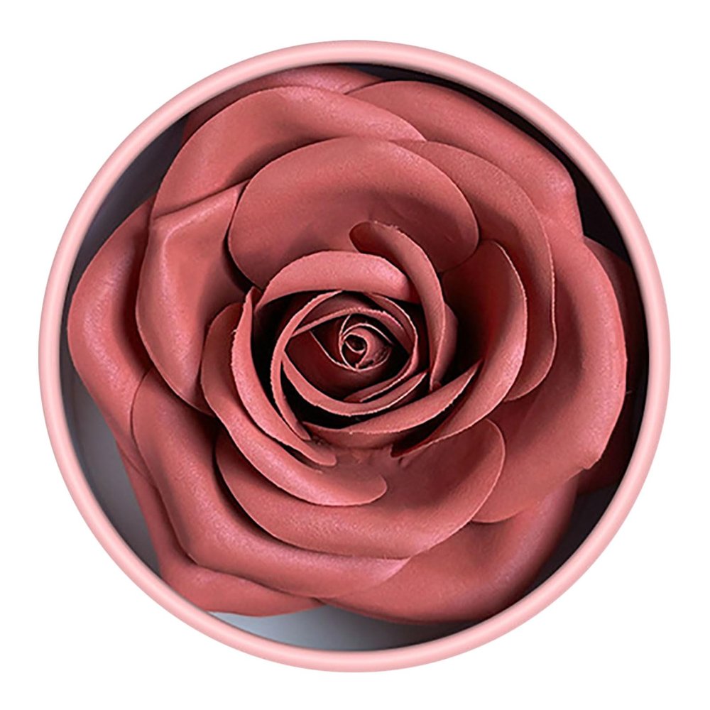 Blusher 3D Rose Face Powder Lightweight Long-lasting Blusher Cheek Makeup for Women High Glossy Finish (04)