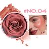 Blusher 3D Rose Face Powder Lightweight Long-lasting Blusher Cheek Makeup for Women High Glossy Finish (04) view 2