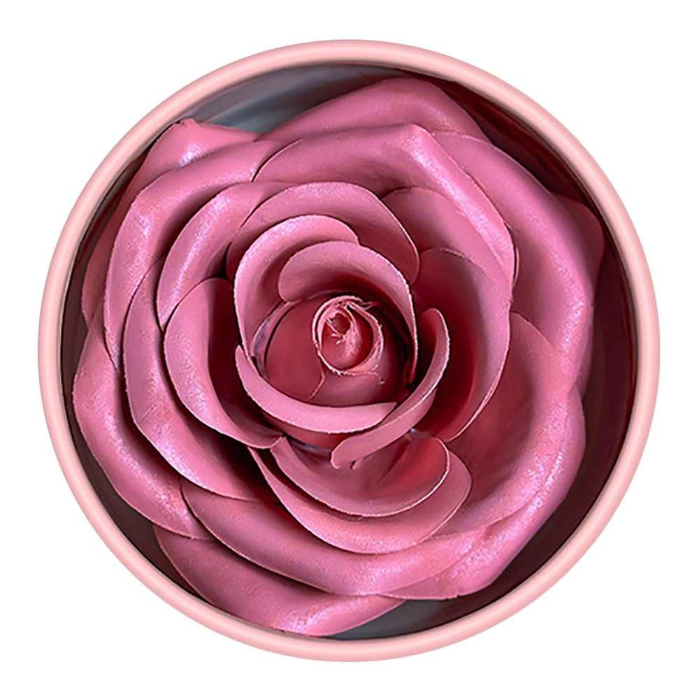 Blusher 3D Rose Face Powder Lightweight Long-lasting Blusher Cheek Makeup for Women High Glossy Finish (03)