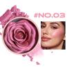 Blusher 3D Rose Face Powder Lightweight Long-lasting Blusher Cheek Makeup for Women High Glossy Finish (03) view 2