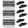 3PCS Shaver Replacement Foil Compatible with Remington PF7400, PF7500, and PF7600 Foil Shavers,(White) view 1