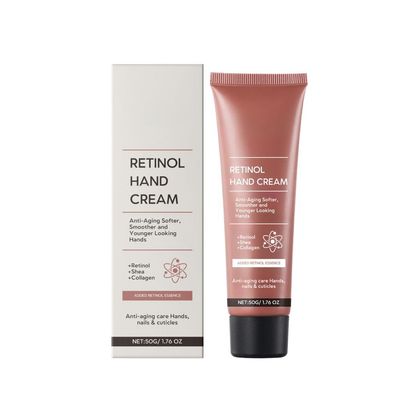 Retinol Moisturizing Hand Cream Shea Butter & Collagen Hydrating Lotion for Dry Hands, Reduces Fine Lines, Nourishes & Softens Skin