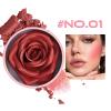 Blusher 3D Rose Face Powder Lightweight Long-lasting Blusher Cheek Makeup for Women High Glossy Finish (01) view 2