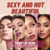 6 Pcs Metallic Glitter Lipstick for Women, Long Lasting Shimmer Lipstick Set, Nude Pink, Dark Rose, High Pigment, Long Lasting, Hydrating, Non-Stick, Non-Feather, Lip Stick Kit for Women & Girls view 3