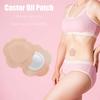 Disposable Castor Oil Patches for Belly Button - 50Pcs Breathable Anti Leakage Pads, Abdomen & Joint Relief, Organic Cotton No-Wash (Beige) view 3