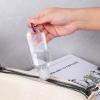 10 Pack Refillable Travel Plastic Bottles Containers with Keychain Clip Empty Travel Size Holder Leakproof Squeeze Portable Plastic Bottles with Flip Cap for Home Office Outdoor view 3