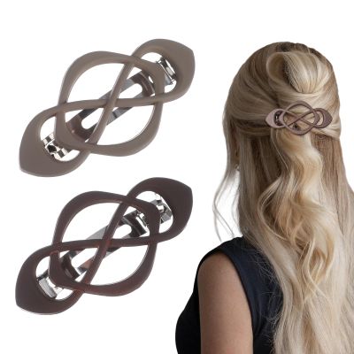 Ymapinc 2Pcs French Hair Barrettes Clip for Women, Vintage Snap for Thick Barrettes Thin Elegant Hair Accessories Hairpin Clips