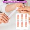 125 PCS Nail Files Bulk, 100/180 Grit Nail Files Double Sided Emery Boards Nails File for Women Professional Fingernail Filer for Natural Acrylic Fingernail Home and Salon Supplies Christmas Gifts view 4