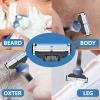 Men's Razor Blades, 24PCS Precision Shaving Blades with Dual Lubrication, Compatible with Mach3 Razors, Close Shave, Men's Universal Manual Razor Blades Refill view 4