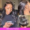 360 Lace Frontal 360 HD Transparent Full Lace 12A Unprocessed Brazilian Remy Human Hair Body Wave Frontal Bleachable Knots 360 Closure Natural Color (12 Inch) view 3