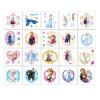 20Sheets Frozen Temporary Tattoos Birthday Themed Party Supplies Decoration Favors Cartoon Cute Princess Sticker for Kids Boys Home Activity Class Prizes Carnival Christmas Rewards (Frozen) view 4