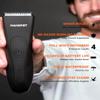 MANSPOT Manscape 2 in 1 Body Hair Trimmer Foil Shaver, Electric Groin Pubic Ball Trimmer, Waterproof Wet/Dry Bikini Trimmer for Women with 4 Guard, 20 Days Shaving view 2