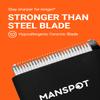 MANSPOT Manscape 2 in 1 Body Hair Trimmer Foil Shaver, Electric Groin Pubic Ball Trimmer, Waterproof Wet/Dry Bikini Trimmer for Women with 4 Guard, 20 Days Shaving view 3