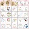 20Sheets Sanrio Characters Temporary Tattoos Birthday Themed Party Supplies Decoration Favors Cartoon Cute Dog Sticker for Kids Boys Home Activity Class Prizes Carnival Christmas Rewards (Dog) view 3