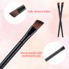 50 Pcs Angled Eyebrow Brushes Bulk, Angled Eyeliner Brush Tinting Brushes for Women, Eye Liner Brush Eye Makeup Applicator Cosmetic Tool view 4