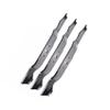 942-0677 942-0677A 942-0677B KT740-3011 11719 7420677 9420677B GTX1054 GT1054 GT1554 GT1554VT 13AK11BK009 13AK11BK010 13AK92AK010 13VR92AK009 GT2300 3 Blades For Compatible with Cub Cadet 54" Deck view 1