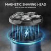 Electric Head Shaver for Bald Men, 6D Flexible Head Shavers, Magnetic Detachable Blade, Bald Razor, Wet & Dry Waterproof Skull Shaver, Cordless USB-C Rechargeable Electric Razor for Men view 2