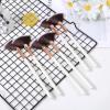 6 Pieces Fan Brushes Facial Brushes Face Mask Brush Applicator Slim Soft Fan Mask Brush Esthetician Supplies for Mud Cream Peel Makeup view 3