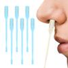 AprYew 2-in-1 Nasal Hair Cutter, Nose Hair Trimmer for Men Women, 360 Rotating Portable Manual Nose Hair Remover Tool with Ear Picker, Double Sided Noses Hairs Knife Travel Essentials (Blue, 6PC) view 1