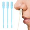 AprYew 2-in-1 Nasal Hair Cutter, Nose Hair Trimmer for Men Women, 360 Rotating Portable Manual Nose Hair Remover Tool with Ear Picker, Double Sided Noses Hairs Knife Travel Essentials (Blue, 3PC) view 1