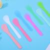10 PCS 5inch Makeup Scoops, 10 Color Plastic Beauty Spoon Face Mask Plastic Spoon Reusable Cosmetic Dig Scoop Spatula Mask Tip, Masks Mixing Spoons Reusable FacialSkin Care Tools for DIY Facemask view 3