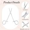 Mysora 4 Pcs Piercing Ball Grabber Tool 3mm Piercing Barbell Clamps Tool for Changing Jewelry Stainless Steel Forceps Locking Tweezers Clamps Kit for Nose Ear Lip Tongue Ball Screw Removal (Extended) view 3