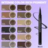 LAVONE Eyeliner Set - Waterproof Makeup Kit with Liquid Eye Liner Pencil, Gel Eyeliner and Angled Eye Liner Brush, Waterproof, Smudge Resistant, Long Lasting Formula - Espresso view 2