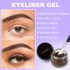 LAVONE Eyeliner Set - Waterproof Makeup Kit with Liquid Eye Liner Pencil, Gel Eyeliner and Angled Eye Liner Brush, Waterproof, Smudge Resistant, Long Lasting Formula - Espresso view 3