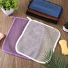5 Pcs Exfoliating Washcloth, Multicolor Nylon Washcloths for Showering Double Sides Exfoliate Shower Rag Wash Cloths Portable Body Exfoliating Washcloth for Men Women Home Travel Shower view 3
