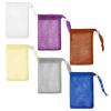 6 Pack Mesh Soap Bags for Soap Bars, Hangable Bar Soaps Pouch Colorful Soaps Saver Bag with Drawstring Closure Exfoliating Mesh Shower Bags Meshs Foaming bag for Bath & Shower (6 Colors, 5.5 x 3.5 In) view 1