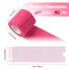 200Pcs Pink Tattoo Pen Covers & 3 Grip Tapes - Large Tattoo Machine Covers & Tattoo Tape Wrap - Tattoo Supplie view 2