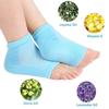 Heel Pain Relief Silicone Gel Heel Socks Foot Protector Anti Crack Heel Socks Heel Protector Socks Silicon Toe Free Heel Pain Relief Socks for Men and Women view 2