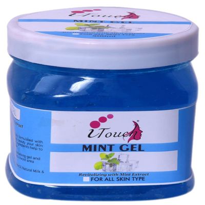 PRZX Mint Gel 500ml | Refreshing Cooling Gel for Face & Body | Paraben-Free | Suitable for All Skin Types