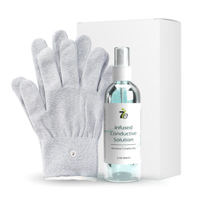 7E Wellness MyoLift Conductive Gloves + Infused Conductive Gel Kit  Microcurrent Device Accessories for Smooth Conductivity, Skin Comfort, and Hydration  Compatible with MyoLift Mini & TriWave