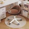 Adjustable Swivel Rolling Stool with Wheels, PU Leather Drafting Chair, Round Seat for Salon, Spa, Tattoo Studio, Office & Home Use - Pink, Single Unit view 1